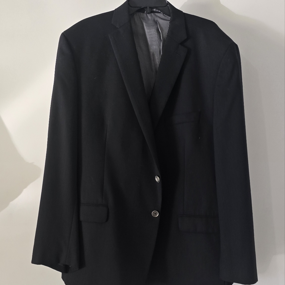 Calvin Klein Black Sport Coat Timeless Elegance